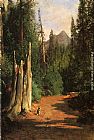 Thomas Hill Black Butte, Mount Shasta painting